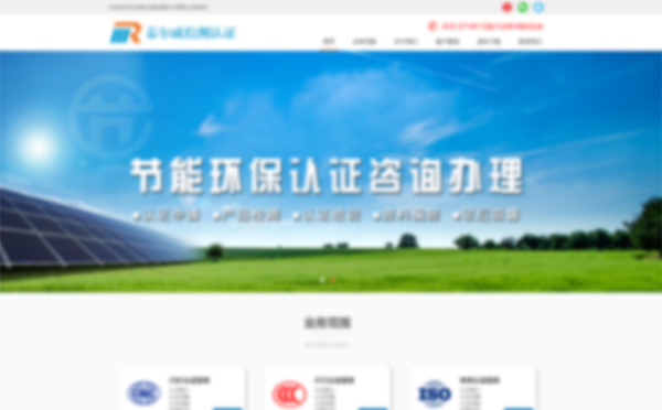 检测认证网站建设案例